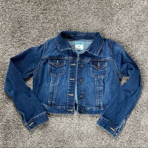 Old Navy Cropped Denim Jacket Size S